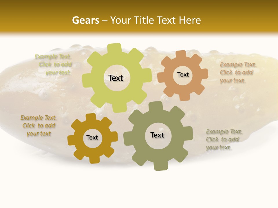 Vegan Bent Single PowerPoint Template