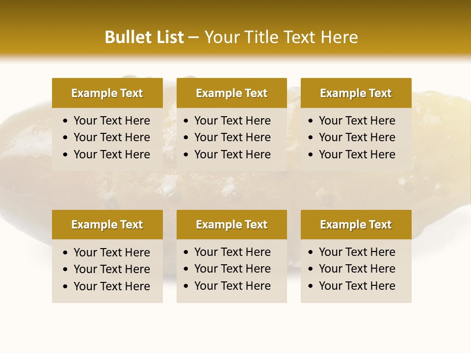 Vegan Bent Single PowerPoint Template