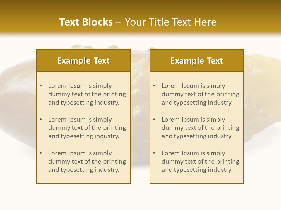 Vegan Bent Single PowerPoint Template