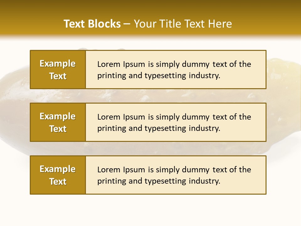 Vegan Bent Single PowerPoint Template