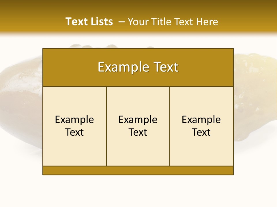 Vegan Bent Single PowerPoint Template