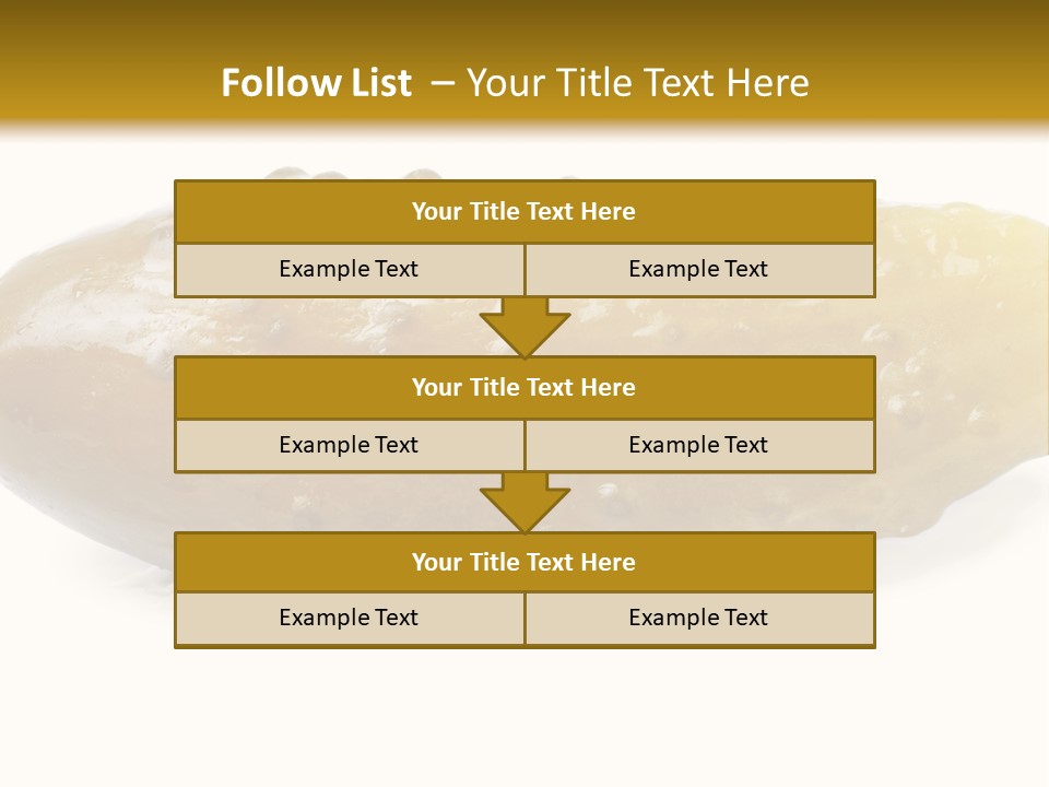 Vegan Bent Single PowerPoint Template