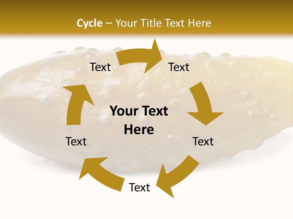 Vegan Bent Single PowerPoint Template
