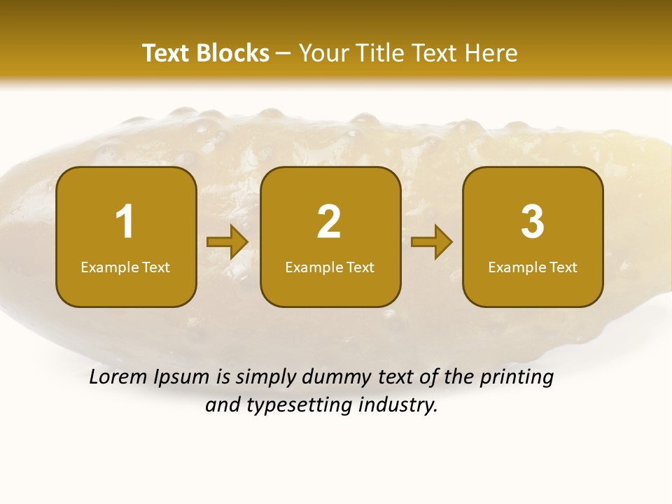 Vegan Bent Single PowerPoint Template