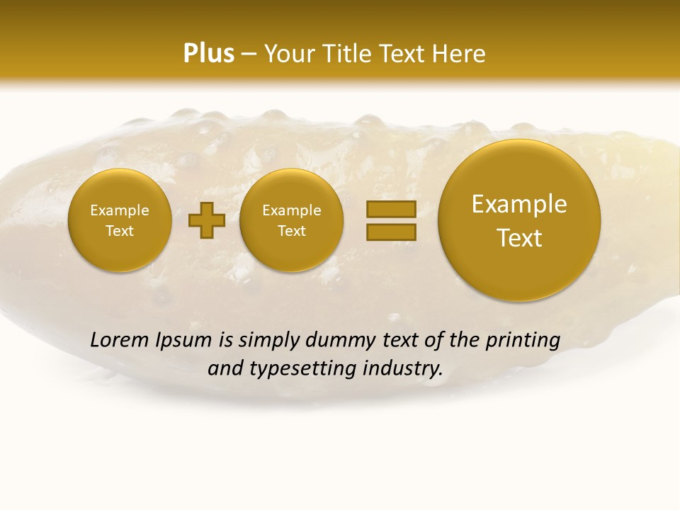 Vegan Bent Single PowerPoint Template