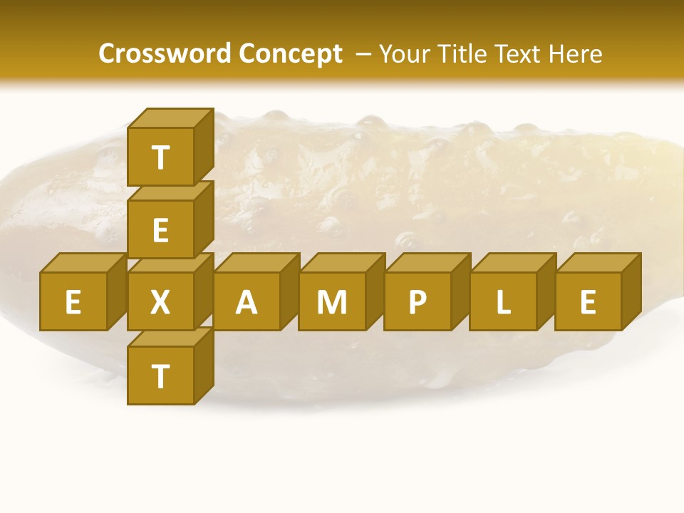 Vegan Bent Single PowerPoint Template