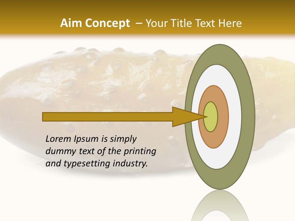 Vegan Bent Single PowerPoint Template