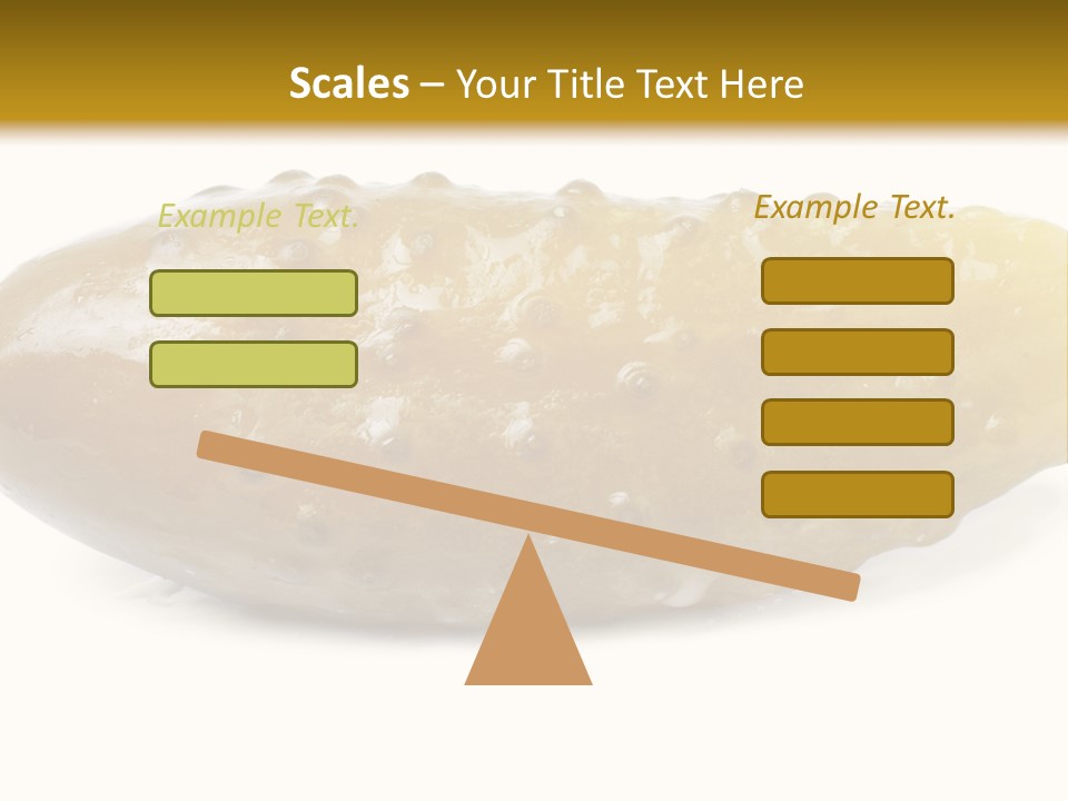 Vegan Bent Single PowerPoint Template
