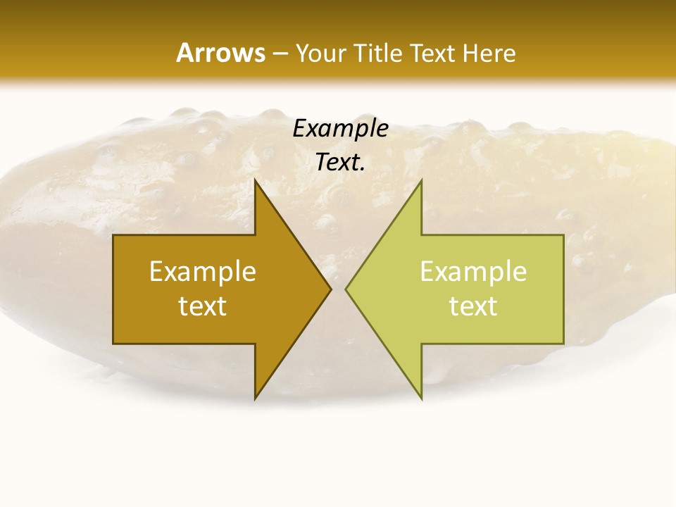 Vegan Bent Single PowerPoint Template