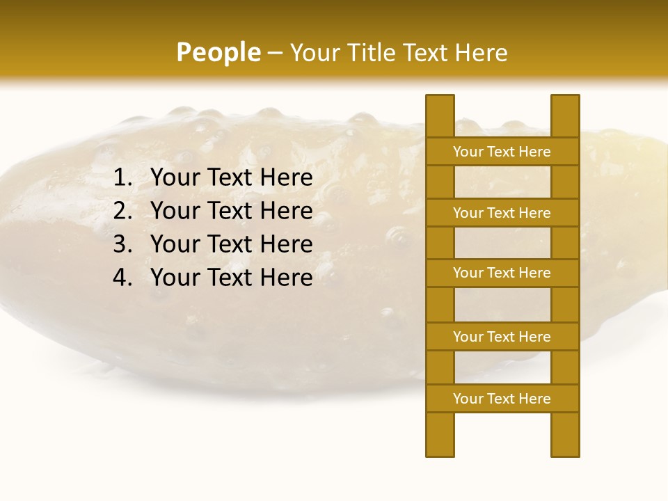 Vegan Bent Single PowerPoint Template