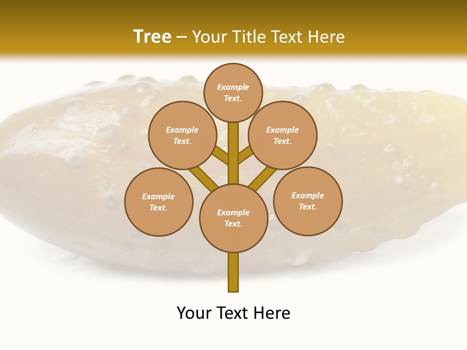 Vegan Bent Single PowerPoint Template