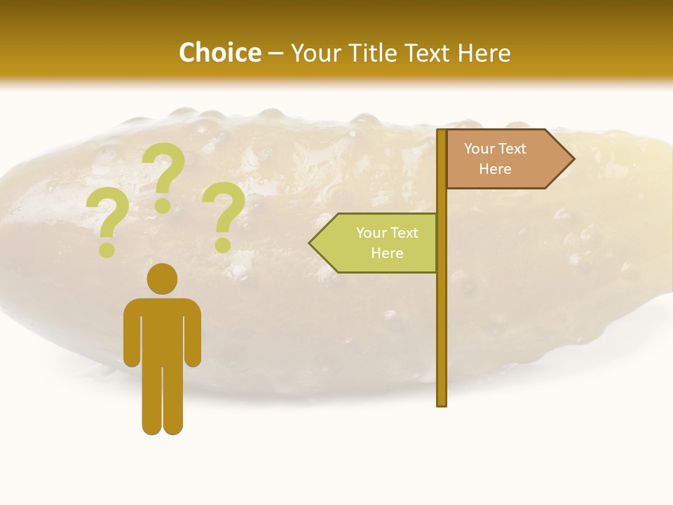 Vegan Bent Single PowerPoint Template