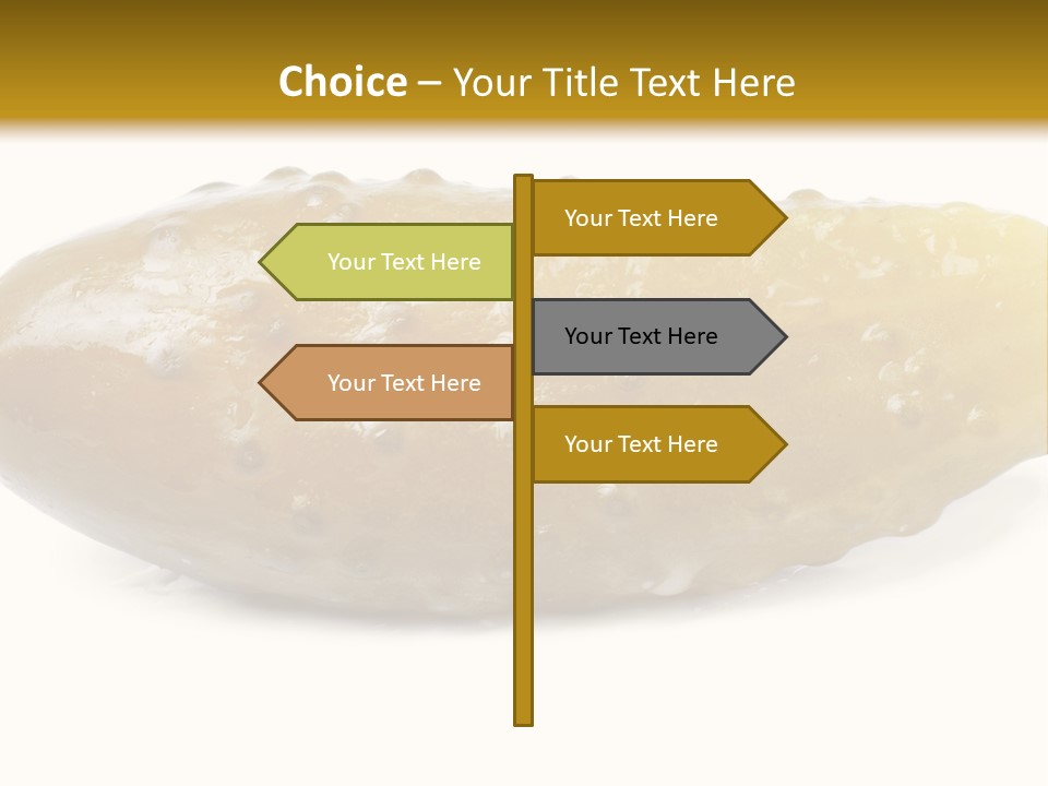 Vegan Bent Single PowerPoint Template