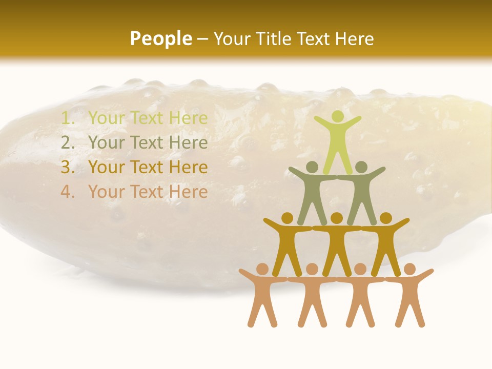 Vegan Bent Single PowerPoint Template