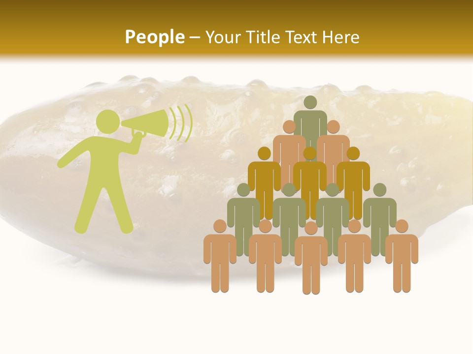 Vegan Bent Single PowerPoint Template