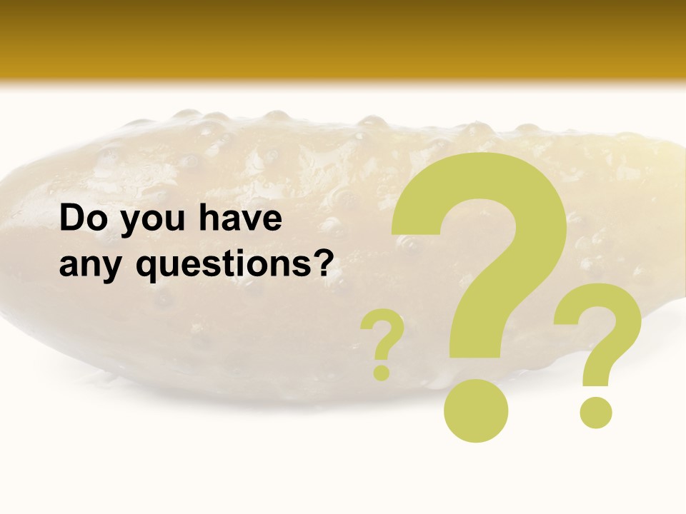 Vegan Bent Single PowerPoint Template