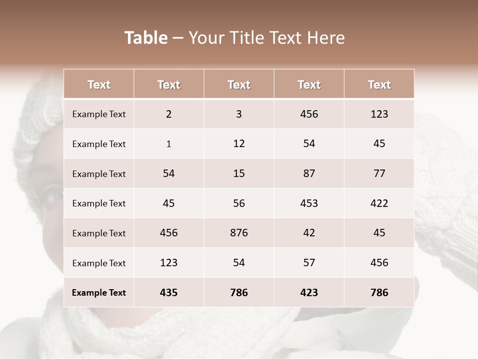 Studio Shot White Clothing PowerPoint Template