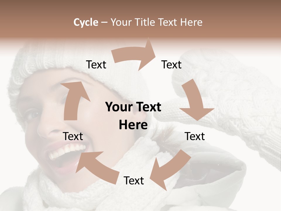 Studio Shot White Clothing PowerPoint Template