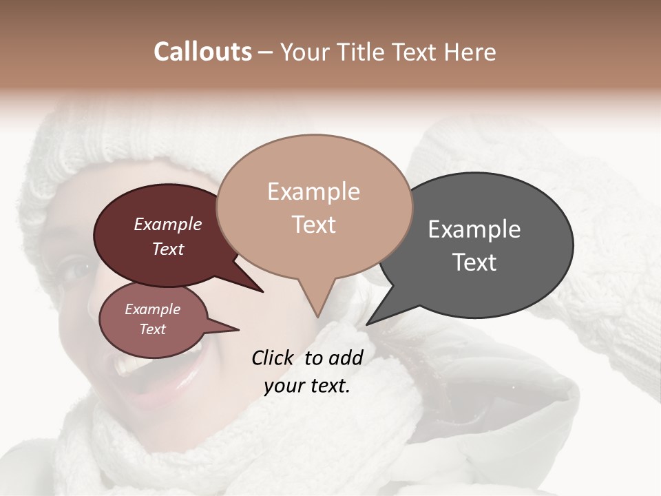 Studio Shot White Clothing PowerPoint Template