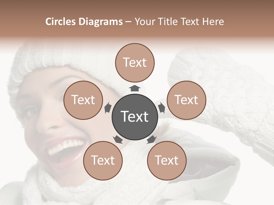 Studio Shot White Clothing PowerPoint Template