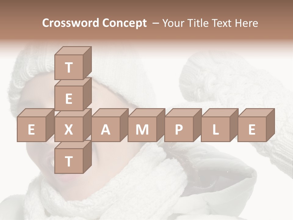 Studio Shot White Clothing PowerPoint Template