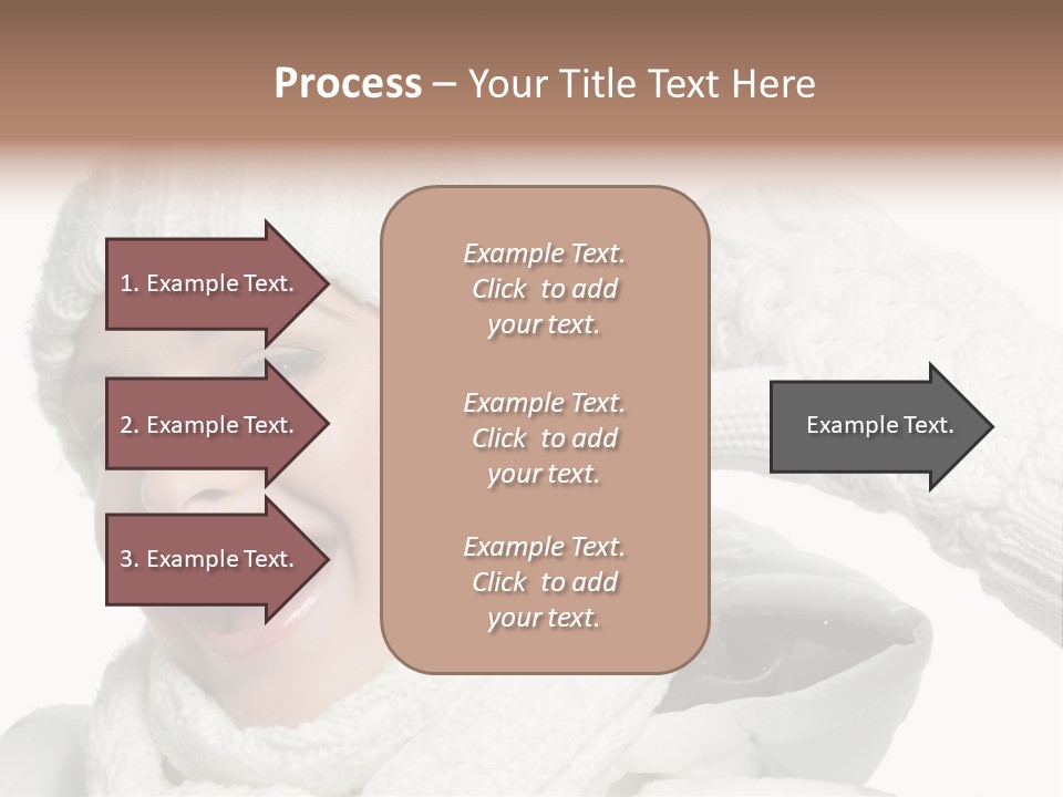 Studio Shot White Clothing PowerPoint Template