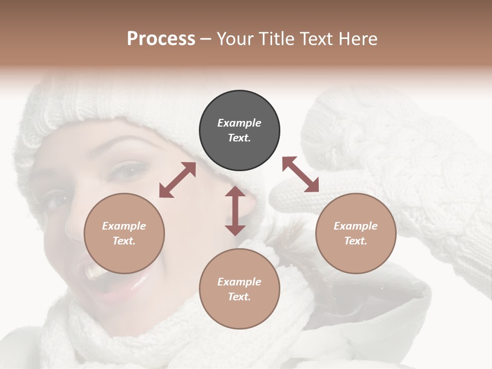 Studio Shot White Clothing PowerPoint Template