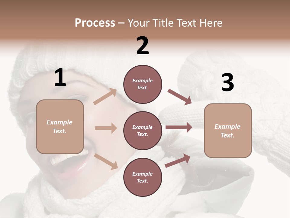 Studio Shot White Clothing PowerPoint Template