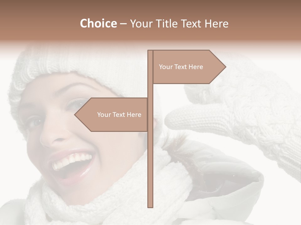 Studio Shot White Clothing PowerPoint Template