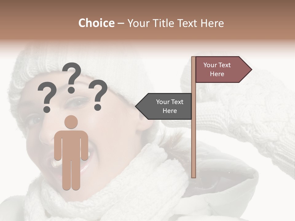 Studio Shot White Clothing PowerPoint Template