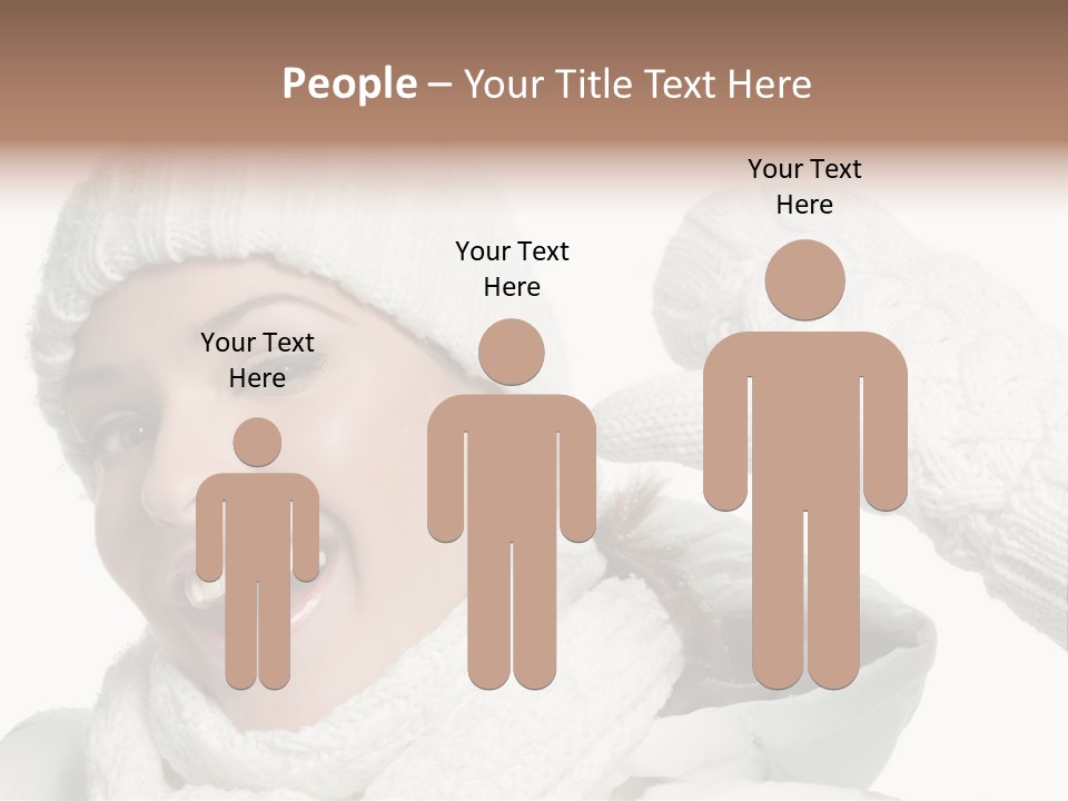 Studio Shot White Clothing PowerPoint Template