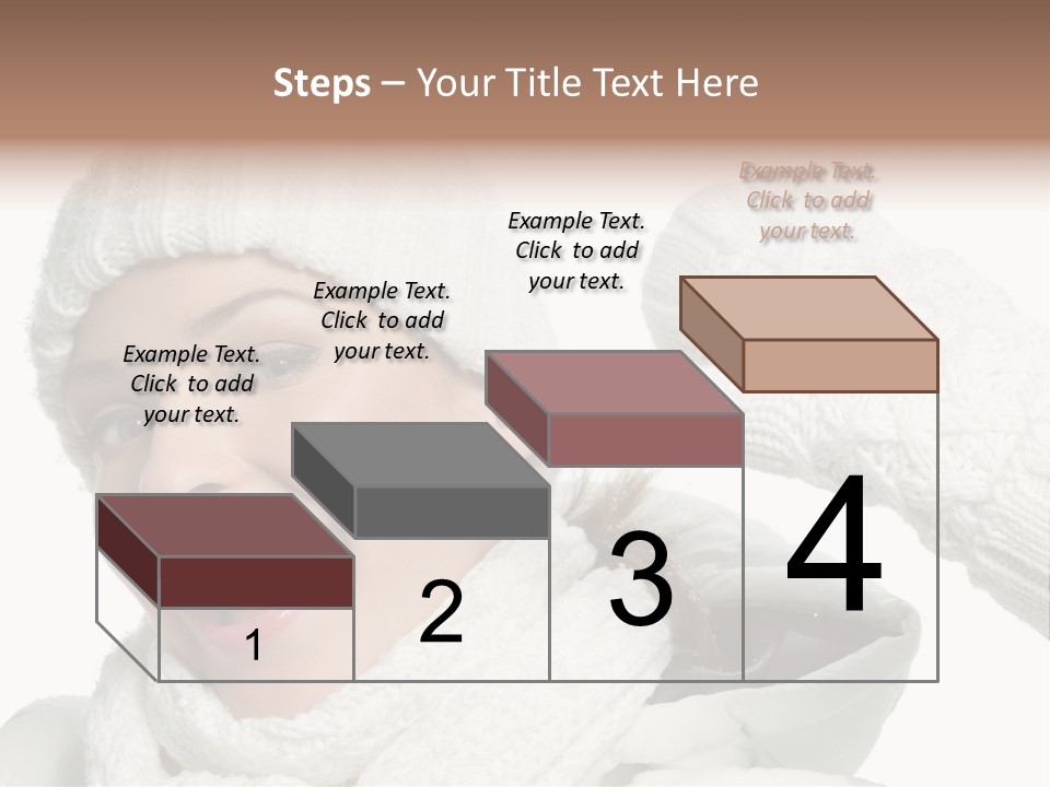 Studio Shot White Clothing PowerPoint Template