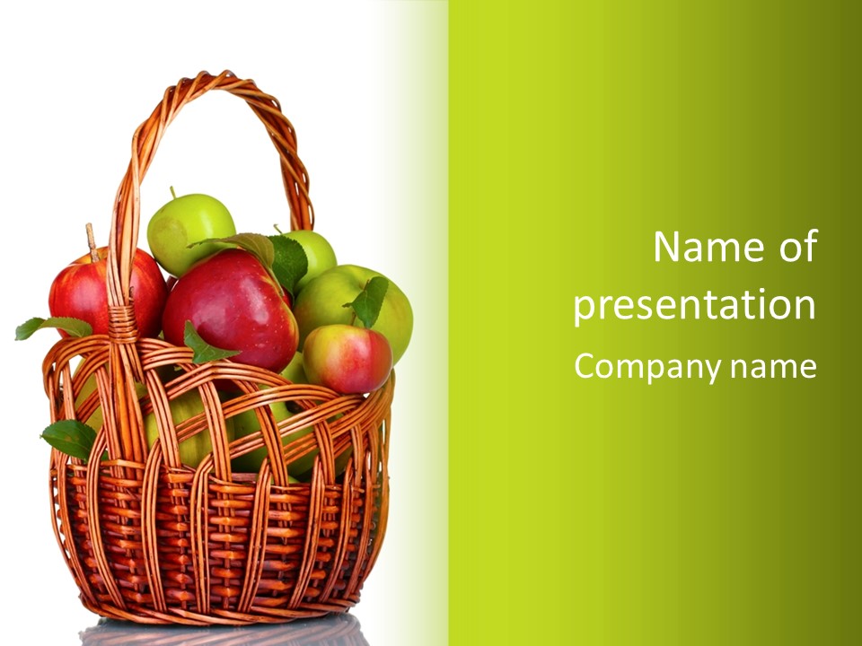 Citrus Nature Diet PowerPoint Template