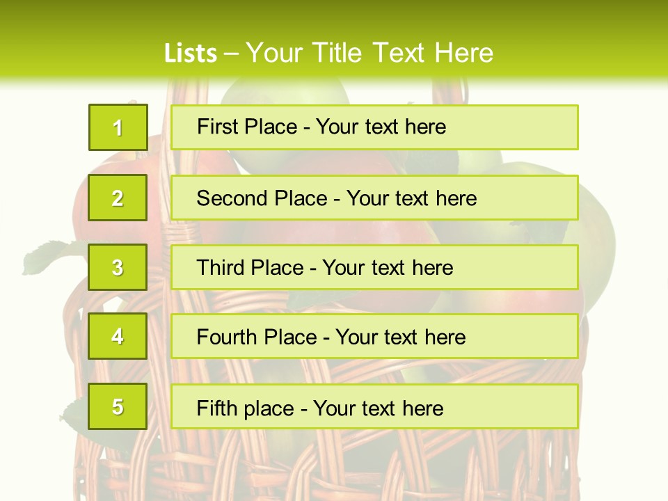 Citrus Nature Diet PowerPoint Template