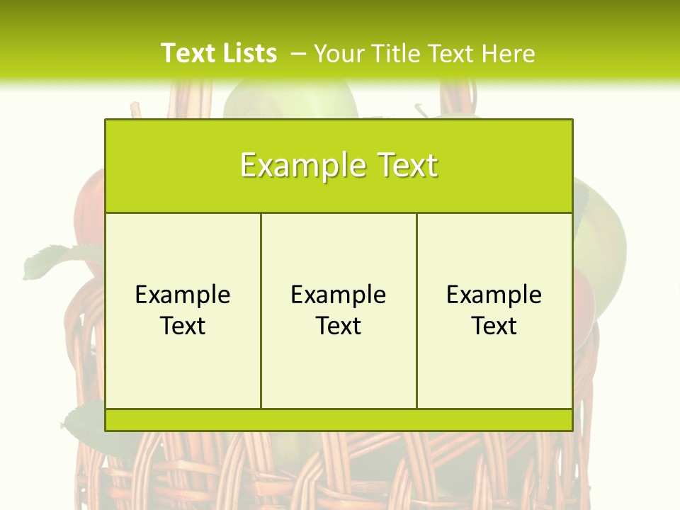 Citrus Nature Diet PowerPoint Template