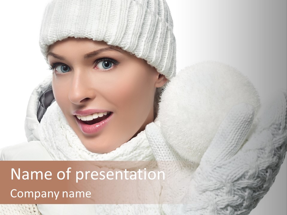 Young Pretty  PowerPoint Template