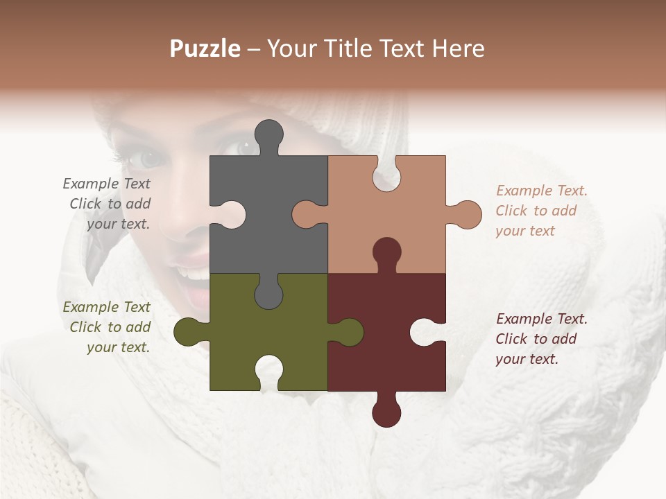 Young Pretty  PowerPoint Template