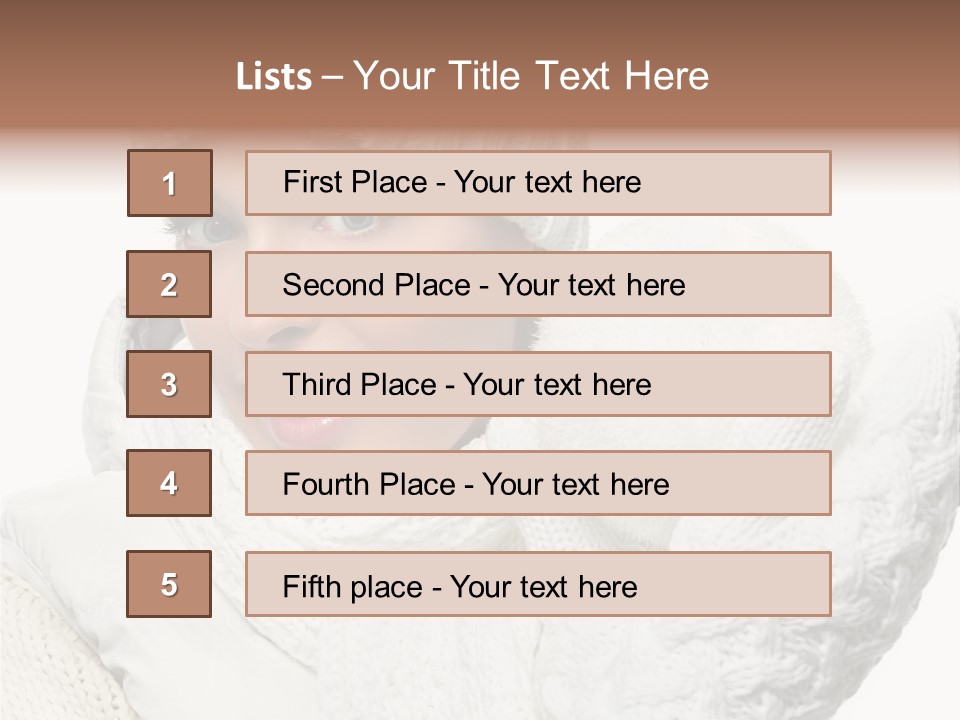 Young Pretty  PowerPoint Template