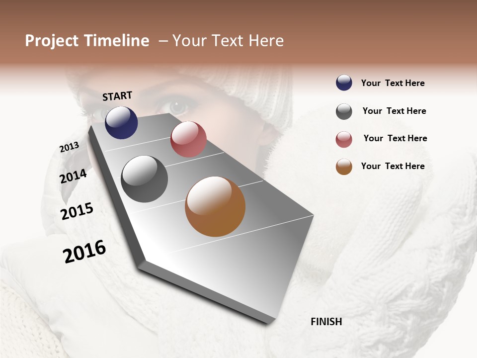 Young Pretty  PowerPoint Template