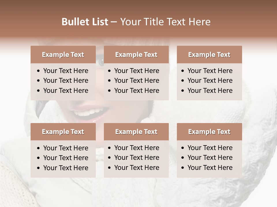 Young Pretty  PowerPoint Template