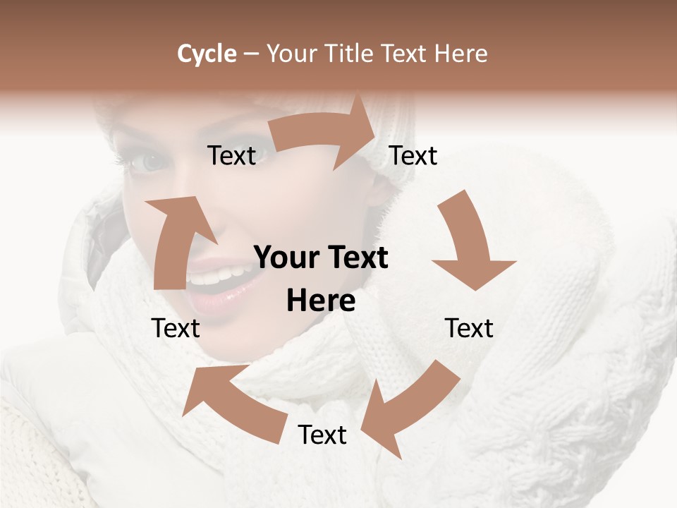 Young Pretty  PowerPoint Template