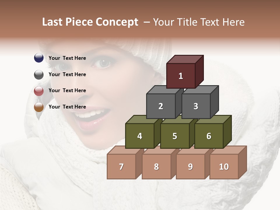 Young Pretty  PowerPoint Template
