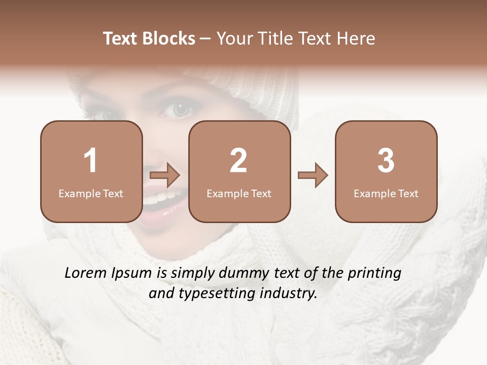 Young Pretty  PowerPoint Template