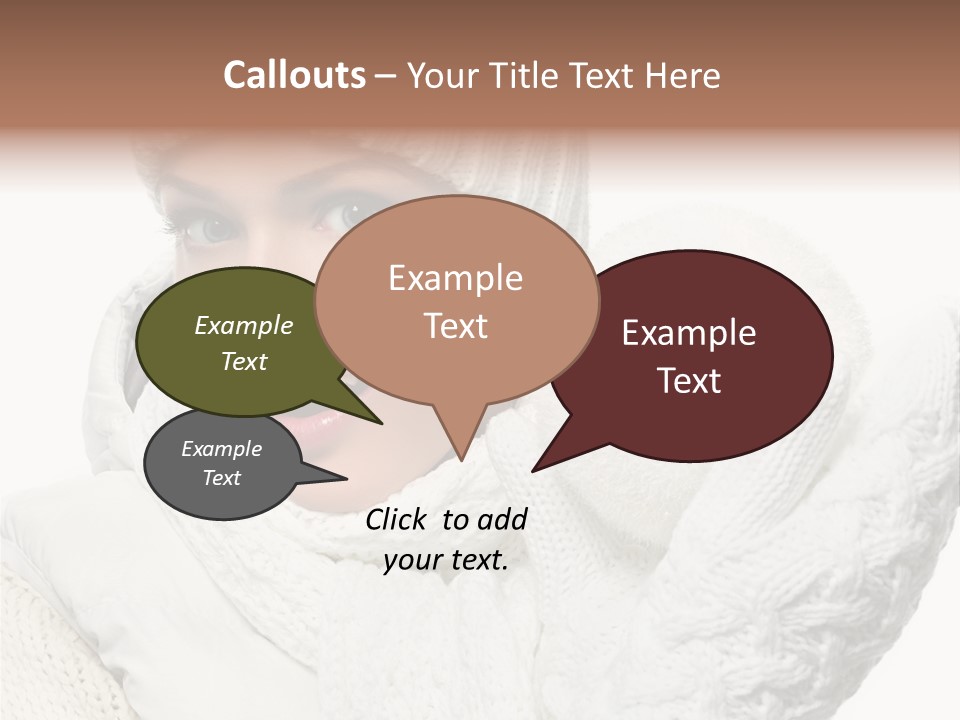 Young Pretty  PowerPoint Template