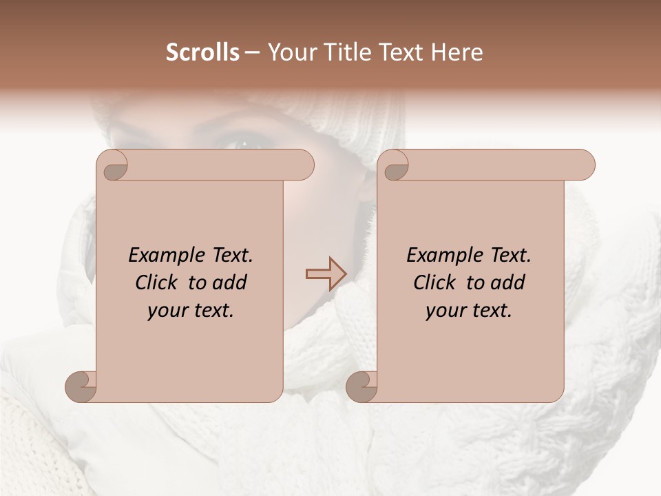 Young Pretty  PowerPoint Template