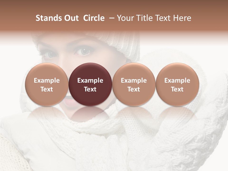 Young Pretty  PowerPoint Template