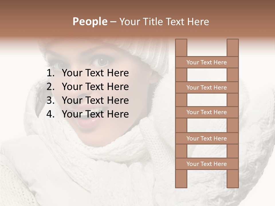 Young Pretty  PowerPoint Template