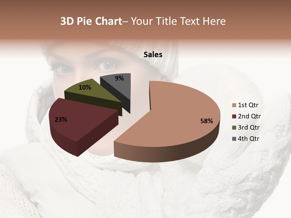 Young Pretty  PowerPoint Template