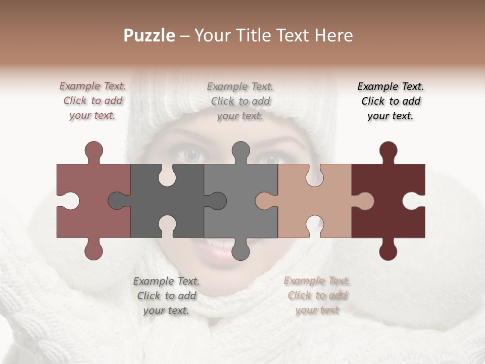 Close Up Snowball  Years PowerPoint Template