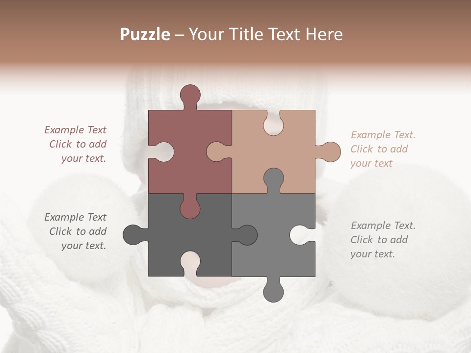 Close Up Snowball  Years PowerPoint Template